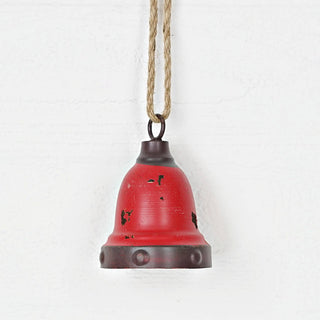 Red Distressed Jingle Bell Ornament