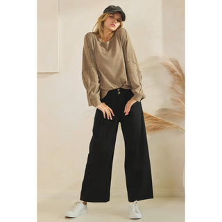 Addie Taupe Top