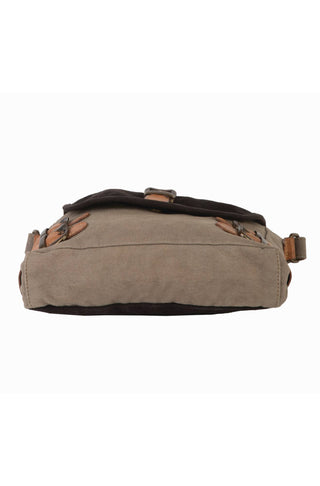 Buckled Up Up-Cycled Canvas Crossbody