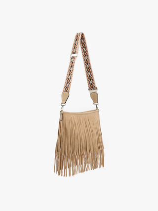 Sadie Suede Fringe Crossbody