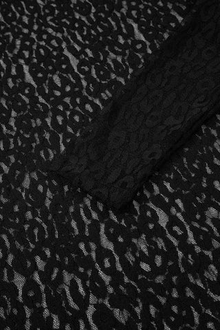 Lovely Leopard Mesh Top