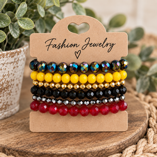 Chiefs Bracelet Stack
