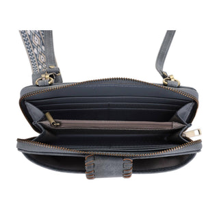 Jolie Crossbody Wallet With Boho Wrist Strap