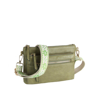 Melissa Multi Zip Pocket Crossbody