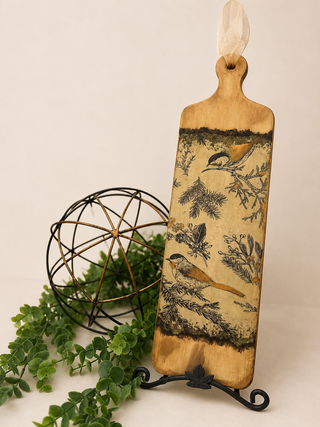 Vintage Bird Decorative Cutting Board by One Empty Nest