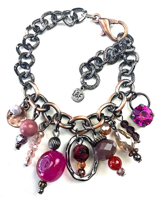 Perfectly Pink Charm Bracelet