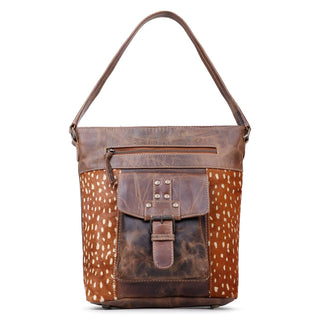 Deer Print Shoulder Bag