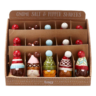 Christmas Gnomie Salt & Pepper Shakers