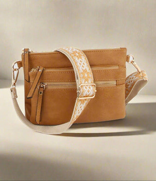 Melissa Multi Zip Pocket Crossbody