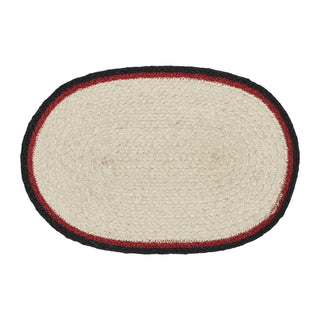 Jolly Ole Santa Jute Oval Placemat
