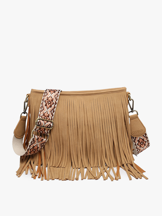 Sadie Suede Fringe Crossbody