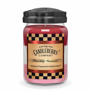 Candleberry Whipped Peppermint Marshmallow™, Large Jar Candle