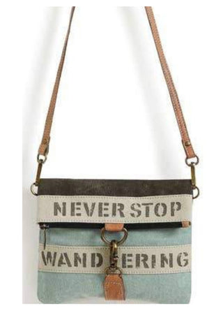 Wandering Up-Cycled Canvas Crossbody