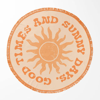 60" Round Beach Towel