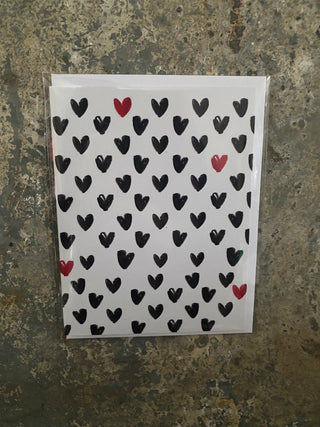 All the Hearts Greeting Card