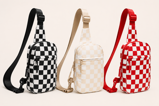 Checkered Sling Bag