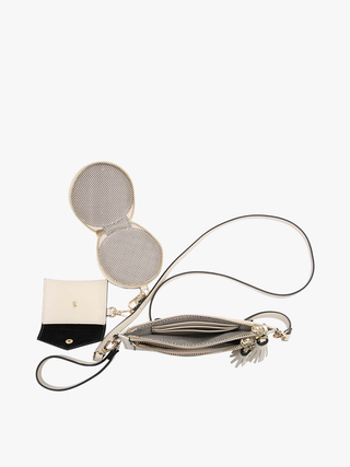 Mirabel Woven Double Zip Crossbody