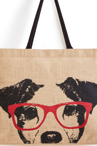 Good Pup All-Natural Burlap Tote Bag