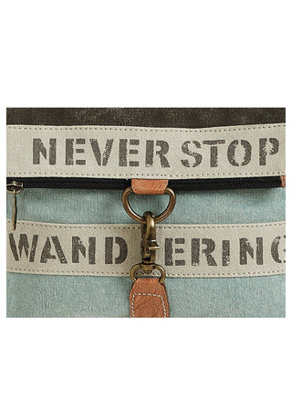 Wandering Up-Cycled Canvas Crossbody