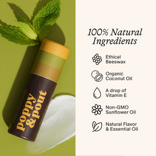 Poppy & Pout Midnight Mint Lip Balm