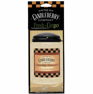 Candleberry Coconut Island™- "Fresh Cargo", Scent for the Car