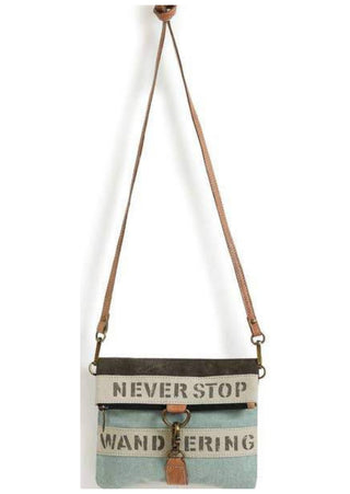 Wandering Up-Cycled Canvas Crossbody