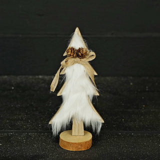 Shaggy Wool Covered Christmas Tree