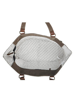 Scenic Route Up-Cycled Canvas Travel Weekender Bag