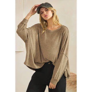 Addie Taupe Top