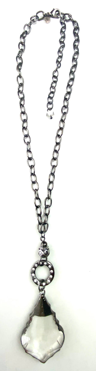 Marnie Faceted Glass Pendant