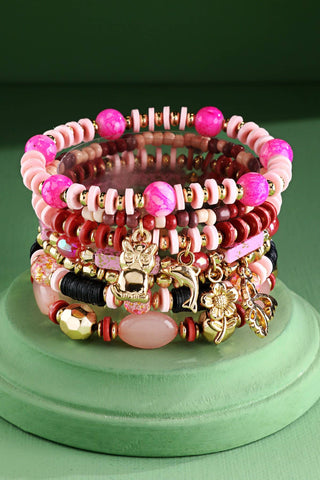Pink Paradise Bracelet Set