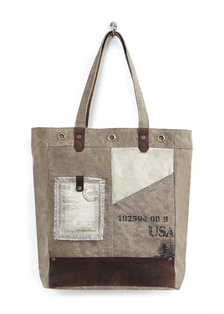 Tahoe Up-Cycled Canvas Tote Bag