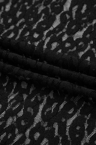 Lovely Leopard Mesh Top