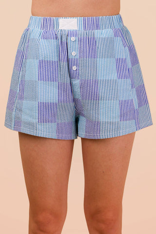 Blue Mix Boxer Shorts