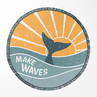 60" Round Beach Towel