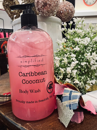 Simplified Caribbean Coconut Body Wash