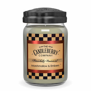 Candleberry Marshmallow & Embers™, Large Jar Candle