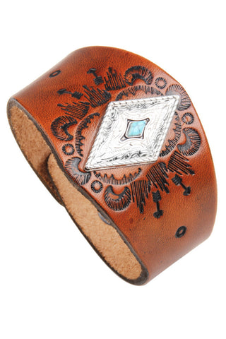 Austin Leather Cuff Bracelet