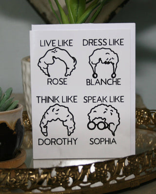 Golden Girls Greeting Card