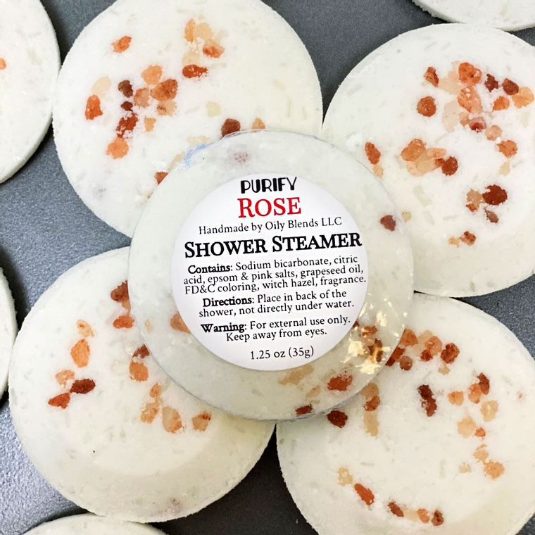 Purify Shower Steamers with Pink Himalayan Salt
